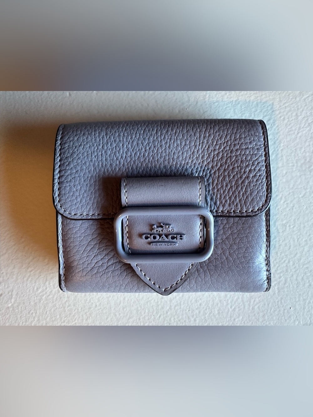 Coach Pebbled Leather Wallet